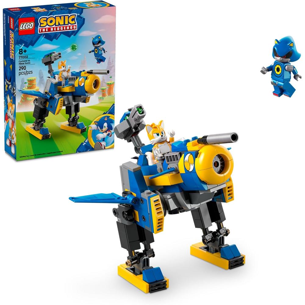 LEGO SONIC THE HEDGEHOG CYCLONE VS METAL SONIC, SET CON MINIFIGURAS - 1