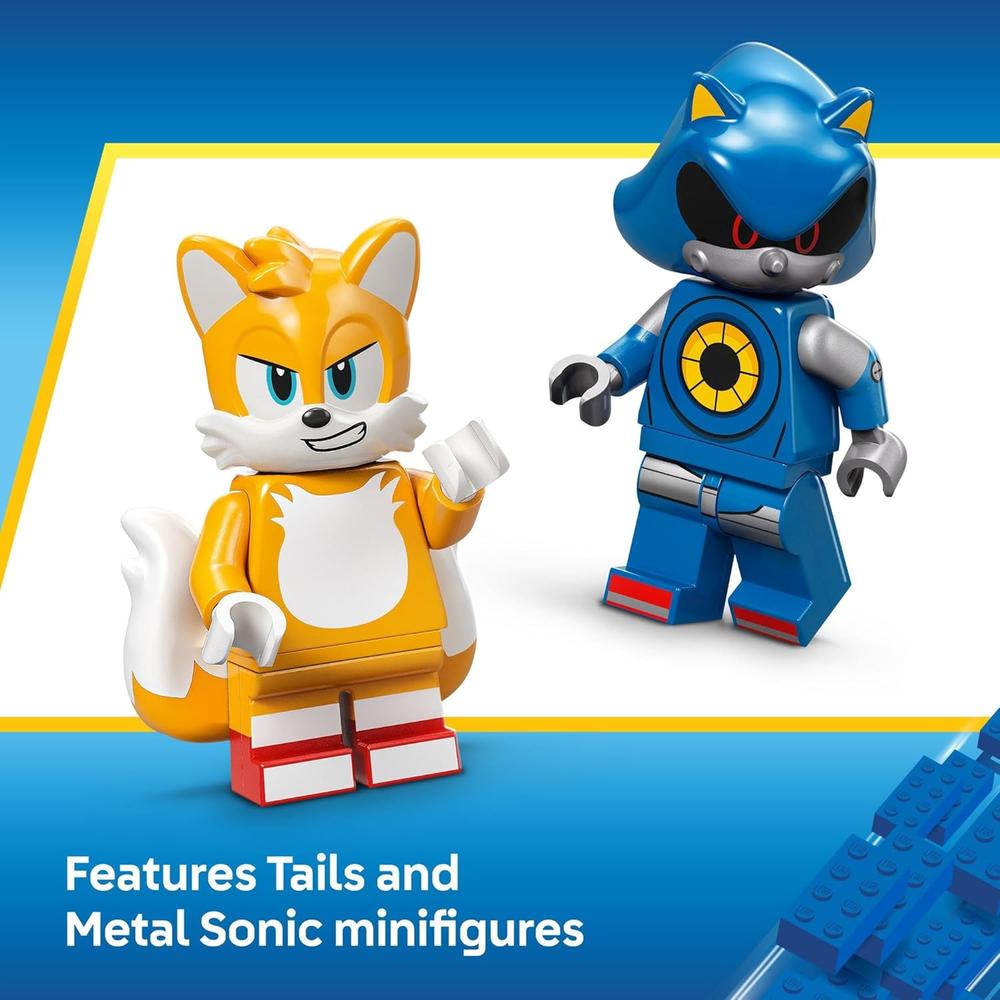 LEGO SONIC THE HEDGEHOG CYCLONE VS METAL SONIC, SET CON MINIFIGURAS - 6