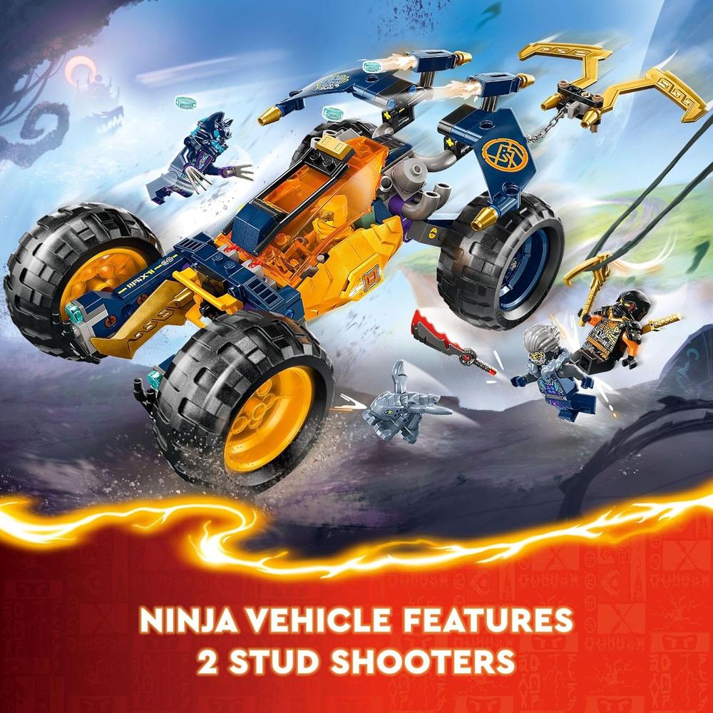 LEGO NINJAGO BUGGY TODOTERRENO DE ARIN CON DRAGÓN Y 4 MINIFIGURAS - 3