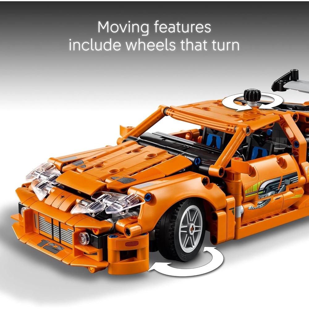 LEGO TECHNIC TOYOTA SUPRA MK4 RÁPIDOS Y FURIOSOS, COCHE DE CONSTRUCCIÓN REALISTA - 3