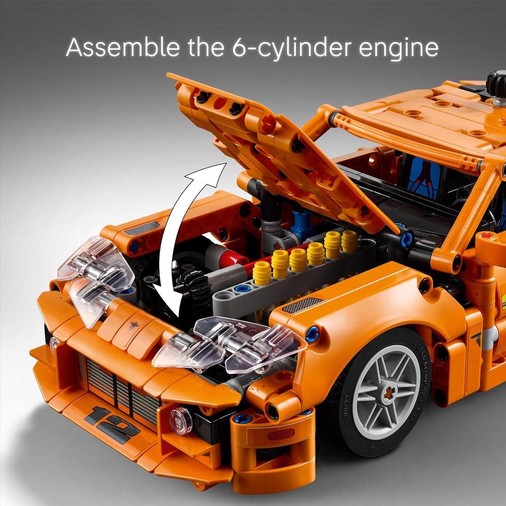 LEGO TECHNIC TOYOTA SUPRA MK4 RÁPIDOS Y FURIOSOS, COCHE DE CONSTRUCCIÓN REALISTA - 4