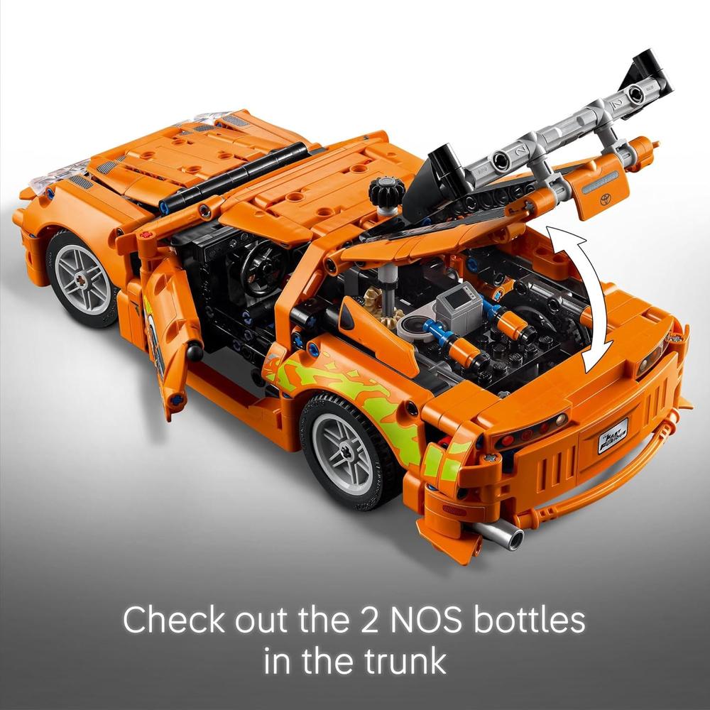 LEGO TECHNIC TOYOTA SUPRA MK4 RÁPIDOS Y FURIOSOS, COCHE DE CONSTRUCCIÓN REALISTA - 5