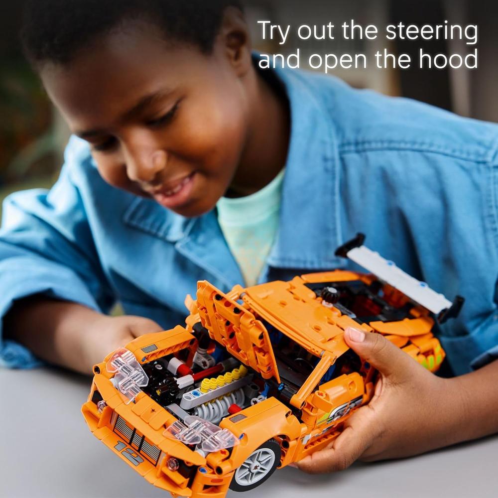 LEGO TECHNIC TOYOTA SUPRA MK4 RÁPIDOS Y FURIOSOS, COCHE DE CONSTRUCCIÓN REALISTA - 6