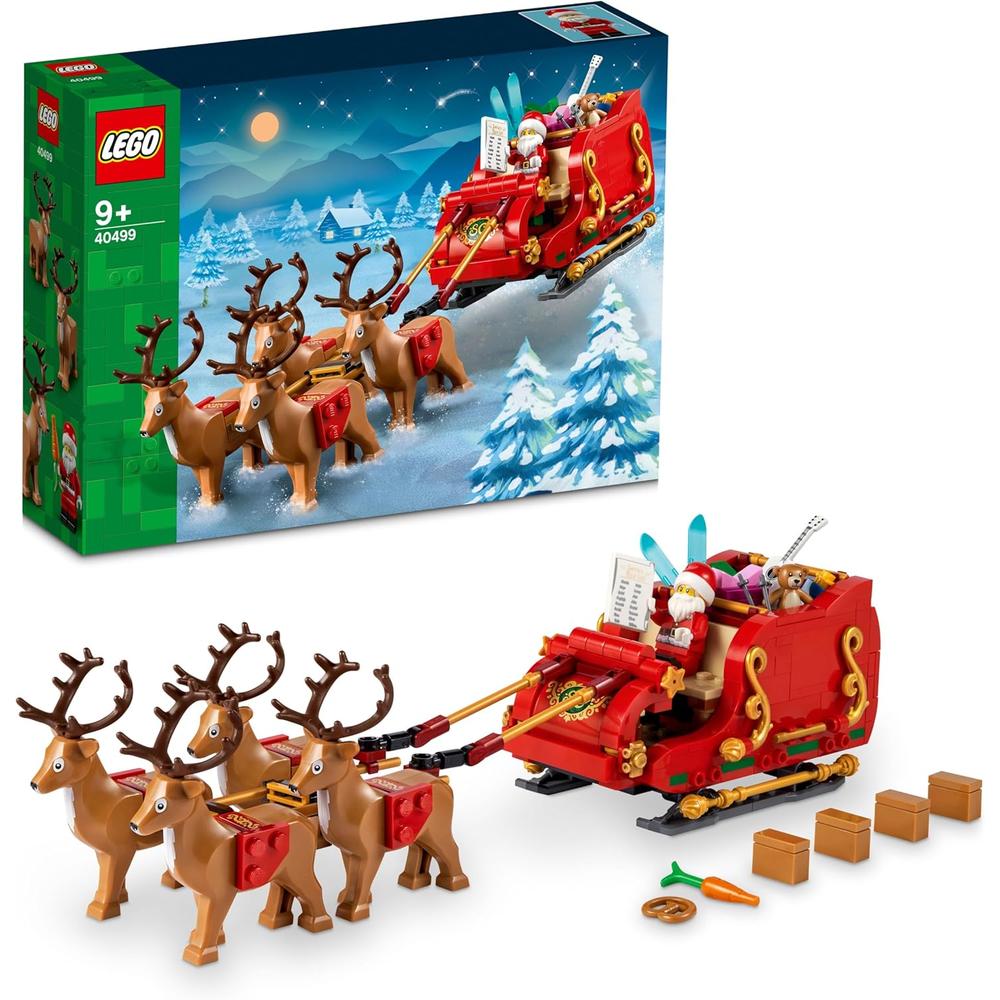 LEGO TRINEO DE PAPÁ NOEL JUGUETE DE CONSTRUCCIÓN CON RENOS Y FIGURA DE PAPÁ NOEL - 1