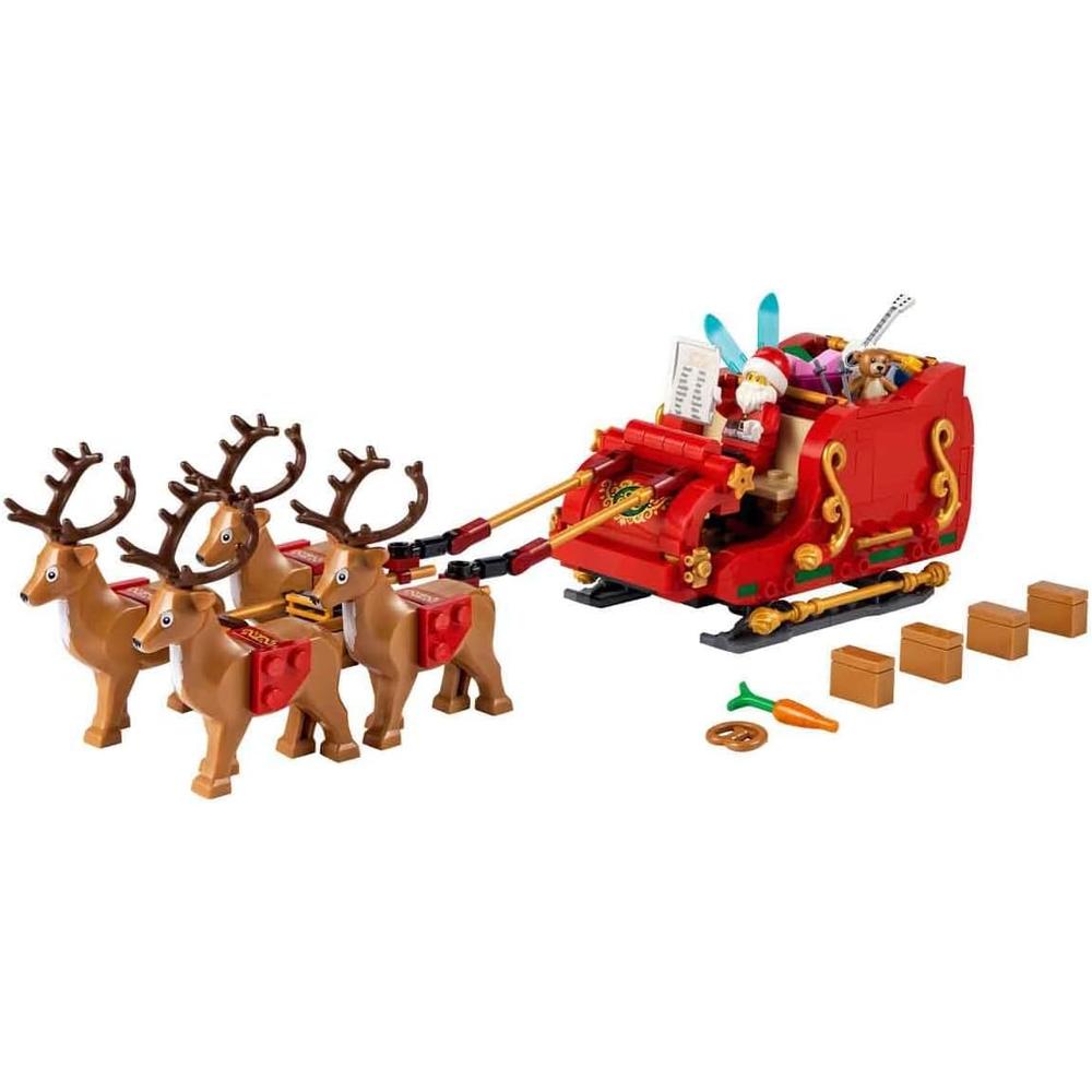 LEGO TRINEO DE PAPÁ NOEL JUGUETE DE CONSTRUCCIÓN CON RENOS Y FIGURA DE PAPÁ NOEL - 6
