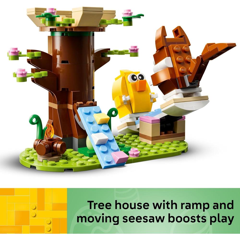 LEGO SPRING ANIMAL PARK, SET DE CONSTRUCCIÓN CON FIGURAS DE ARDILLA Y PÁJARO - 4