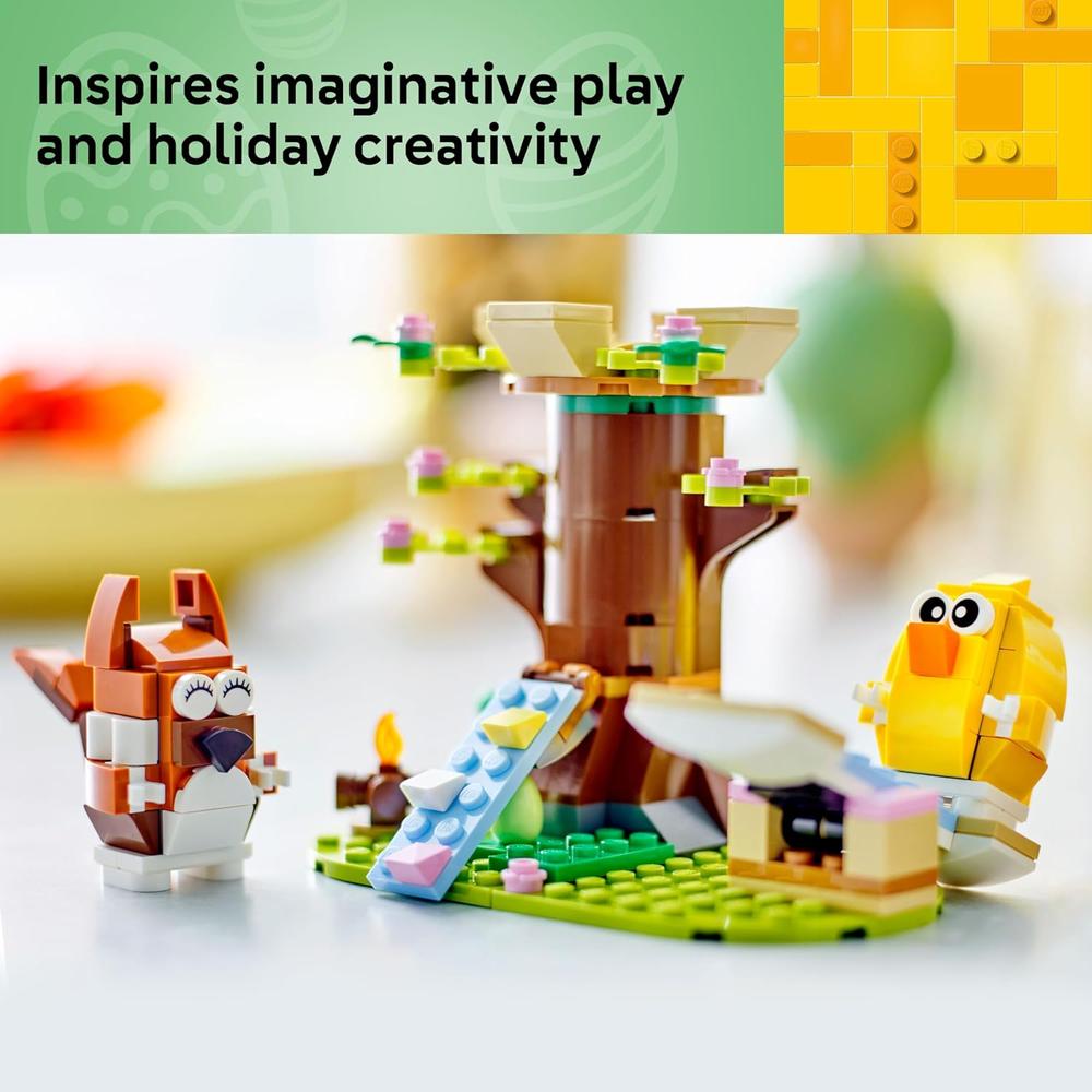 LEGO SPRING ANIMAL PARK, SET DE CONSTRUCCIÓN CON FIGURAS DE ARDILLA Y PÁJARO - 5