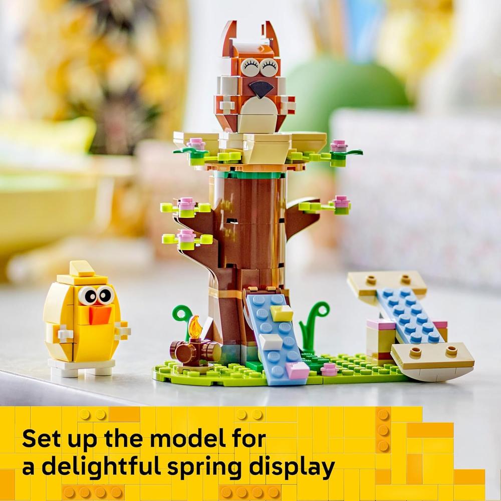 LEGO SPRING ANIMAL PARK, SET DE CONSTRUCCIÓN CON FIGURAS DE ARDILLA Y PÁJARO - 6