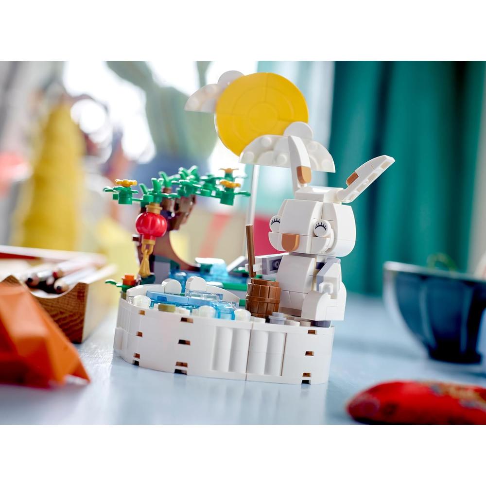 LEGO CONEJO DE JADE, SET DE CONSTRUCCIÓN DIVERTIDO PARA NIÑOS Y EXHIBICIÓN - 2