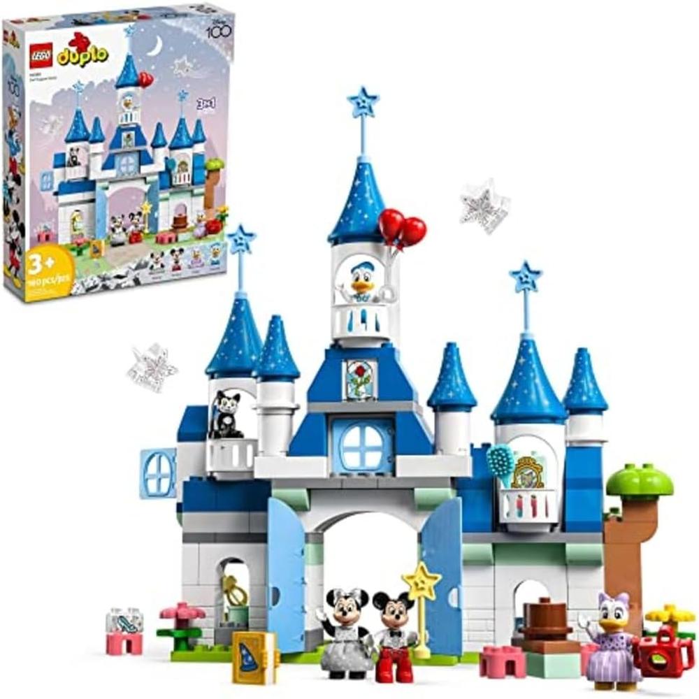 LEGO DUPLO DISNEY CASTILLO MÁGICO 3 EN 1 SET DE CONSTRUCCIÓN FAMILIAR INFANTIL - 1