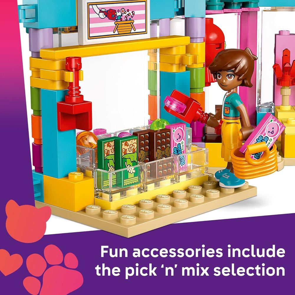 LEGO FRIENDS TIENDA DE DULCES HEARTLAKE CITY CON 2 MINIMUÑECAS Y GATO - 3