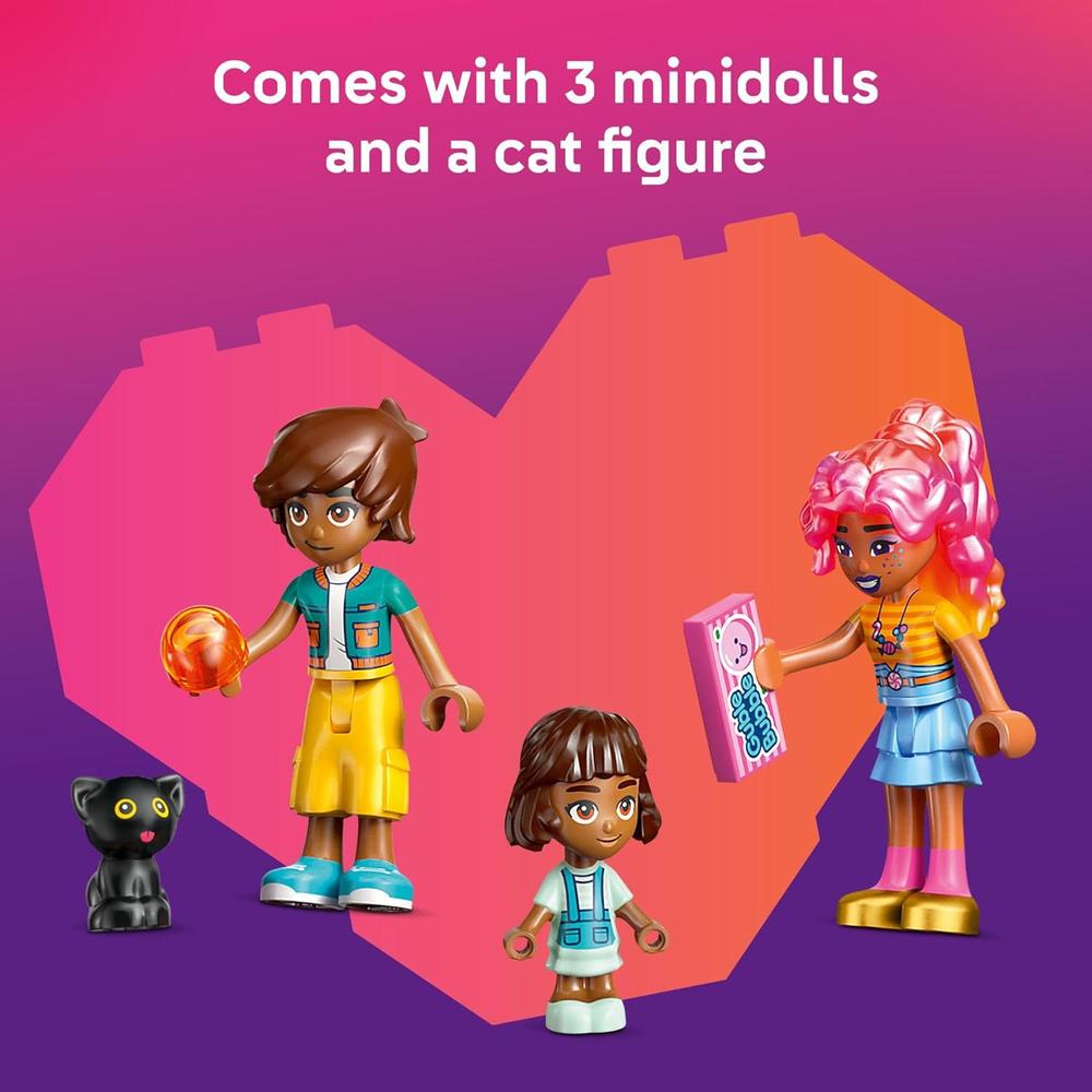 LEGO FRIENDS TIENDA DE DULCES HEARTLAKE CITY CON 2 MINIMUÑECAS Y GATO - 4