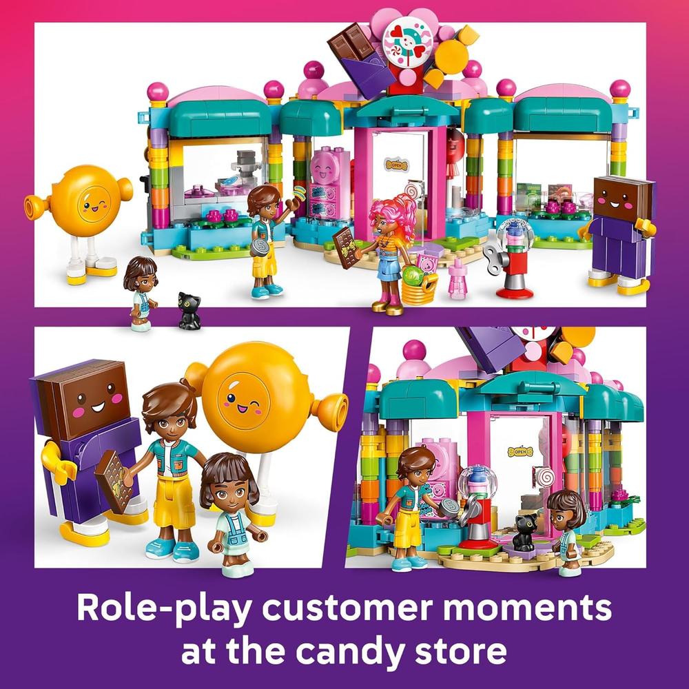 LEGO FRIENDS TIENDA DE DULCES HEARTLAKE CITY CON 2 MINIMUÑECAS Y GATO - 5