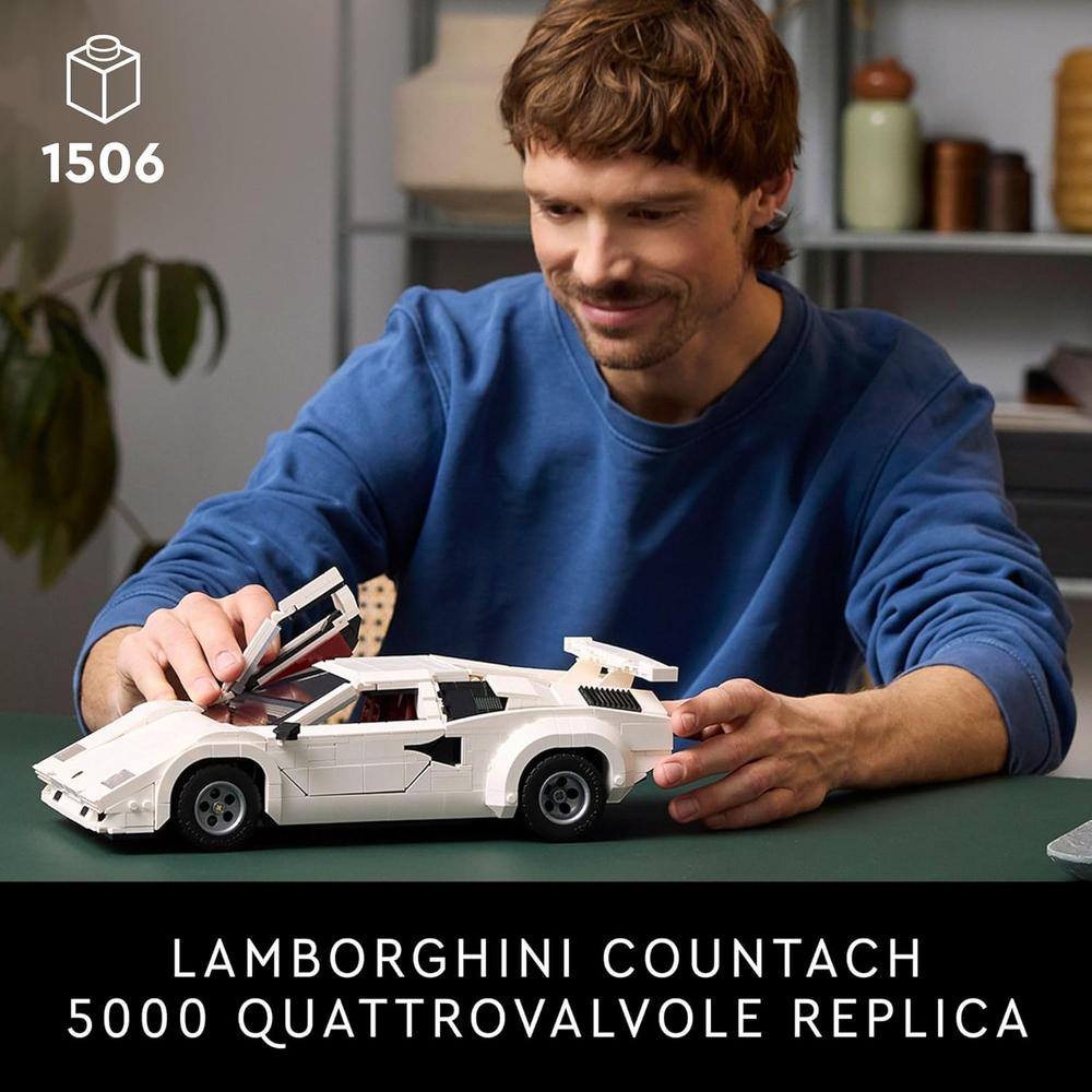 LEGO ICONS LAMBORGHINI COUNTACH 5000 QUATTROVALVOLE, KIT COLECCIONABLE ADULTOS - 2