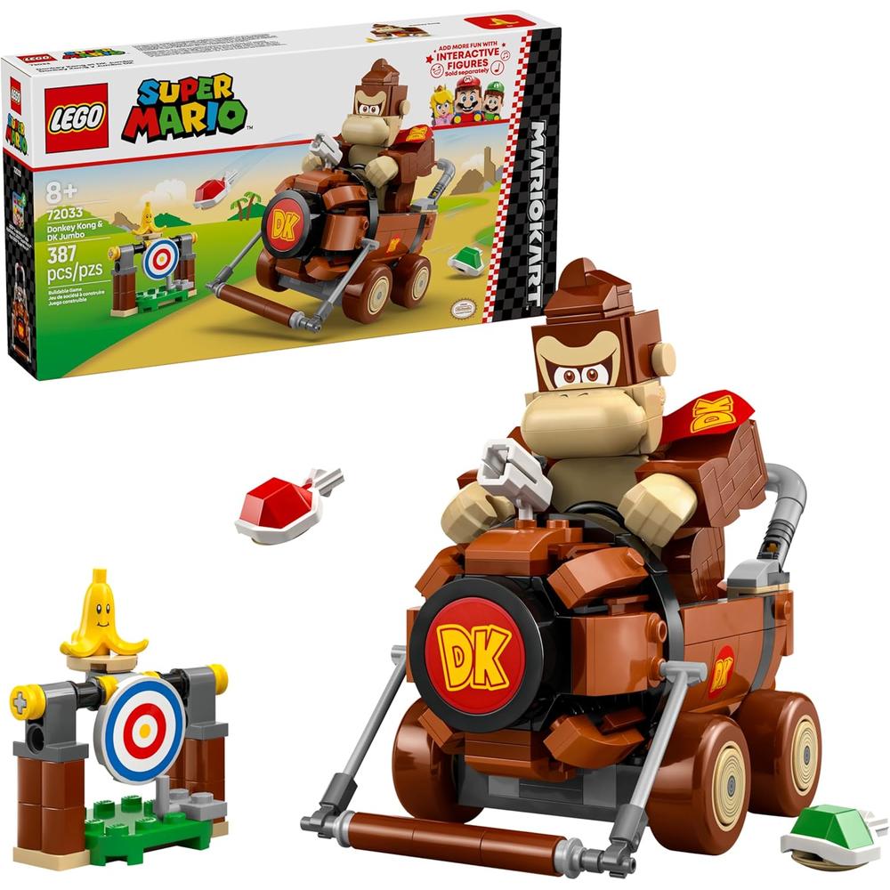 LEGO SUPER MARIO MARIO KART DONKEY KONG Y DK JUMBO, SET COLECCIONABLE - 1