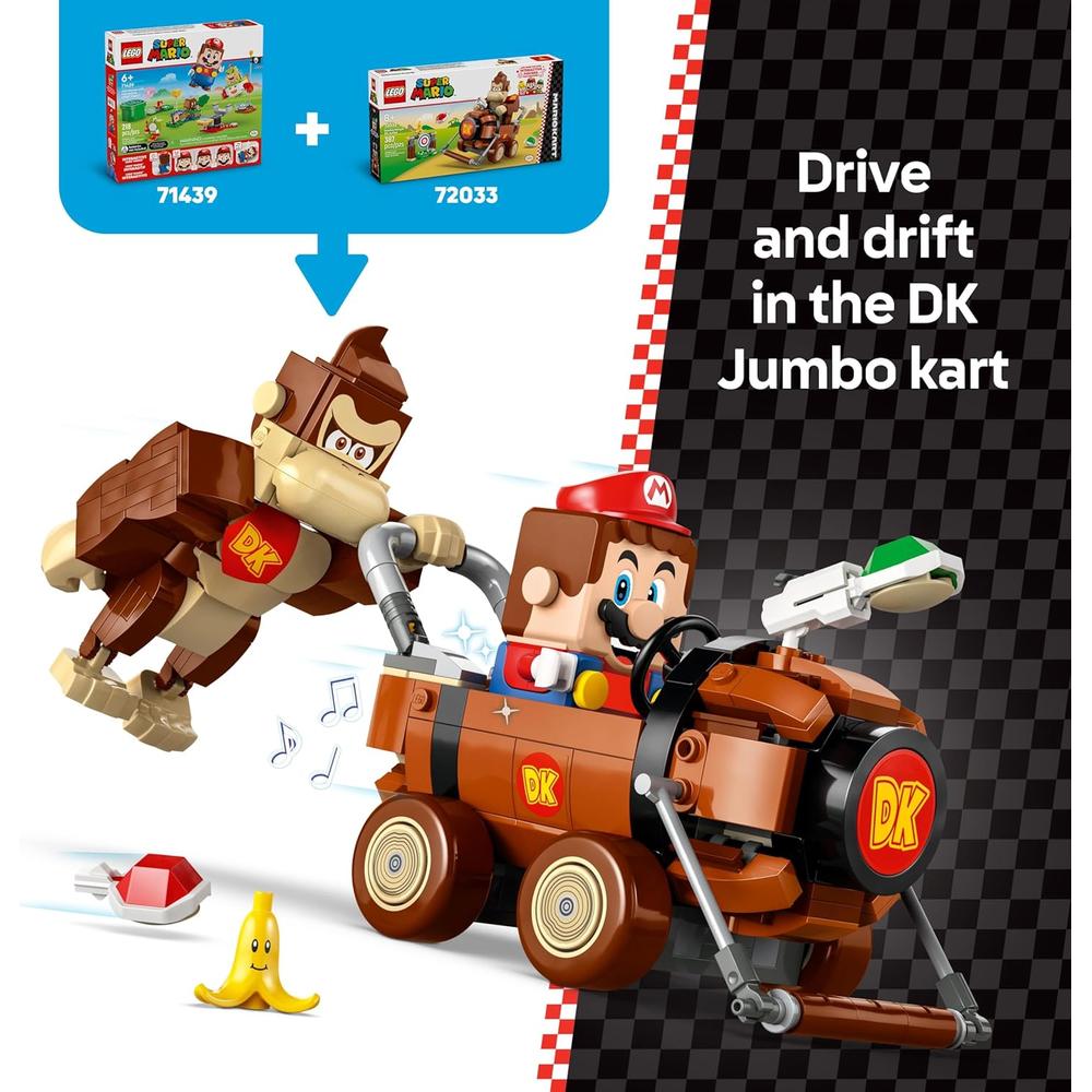 LEGO SUPER MARIO MARIO KART DONKEY KONG Y DK JUMBO, SET COLECCIONABLE - 3