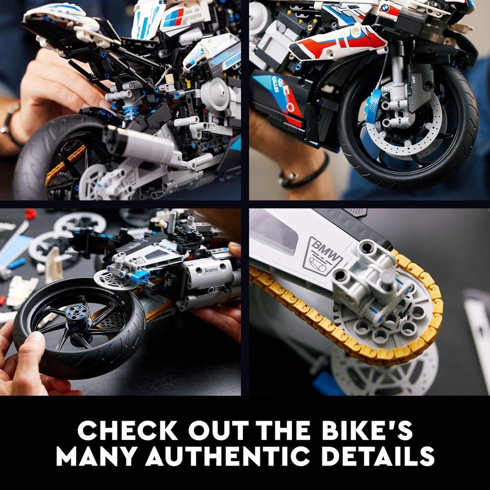 LEGO TECHNIC BMW M 1000 RR MOTOCICLETA MODELO DETALLADO PARA ADULTOS - 3