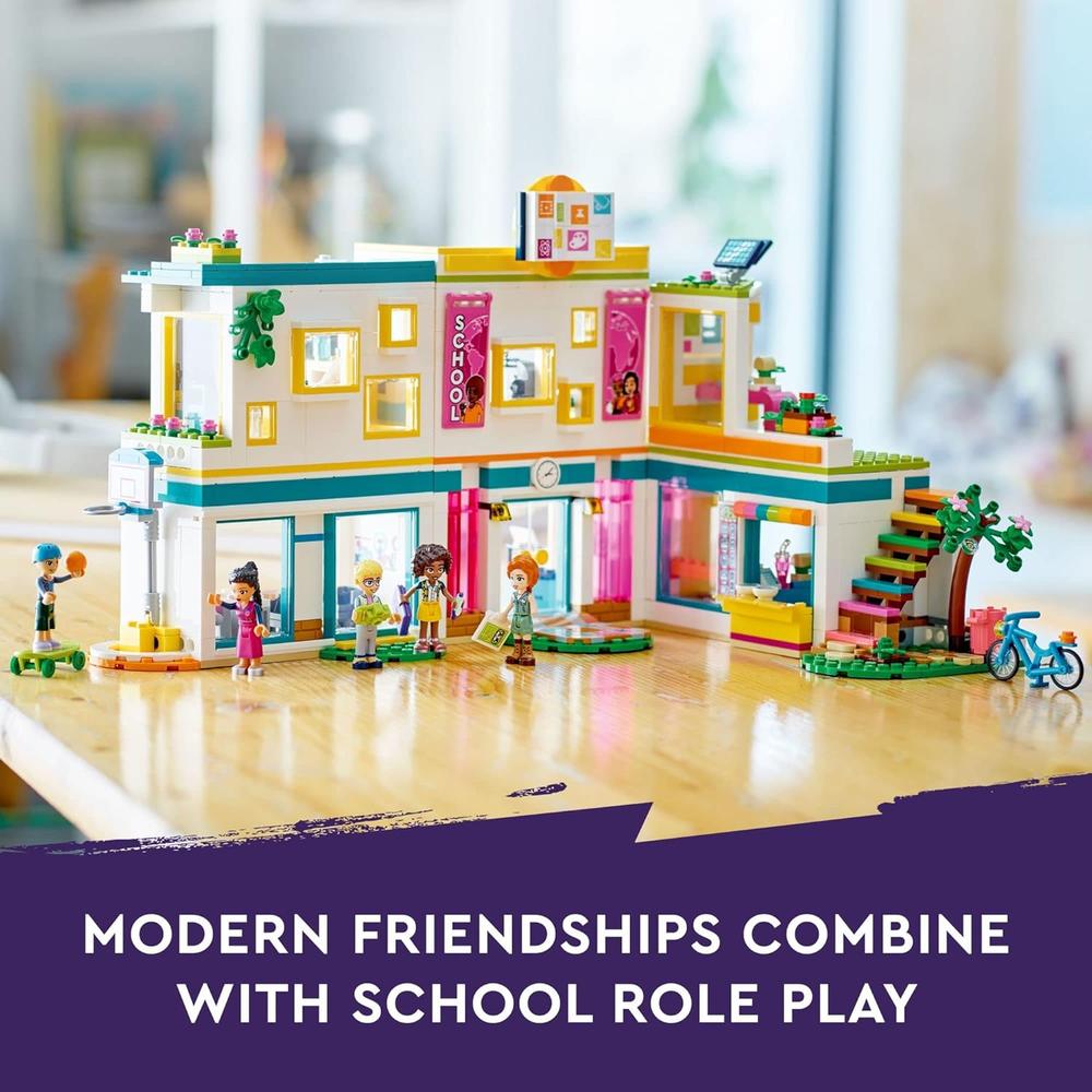 LEGO FRIENDS HEARTLAKE INTERNATIONAL SCHOOL SET CON 5 MINIMUÑECAS Y ACCESORIOS - 2