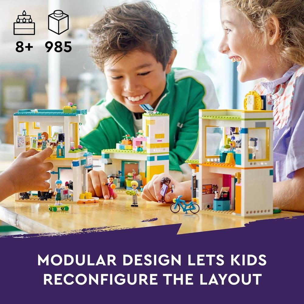 LEGO FRIENDS HEARTLAKE INTERNATIONAL SCHOOL SET CON 5 MINIMUÑECAS Y ACCESORIOS - 3
