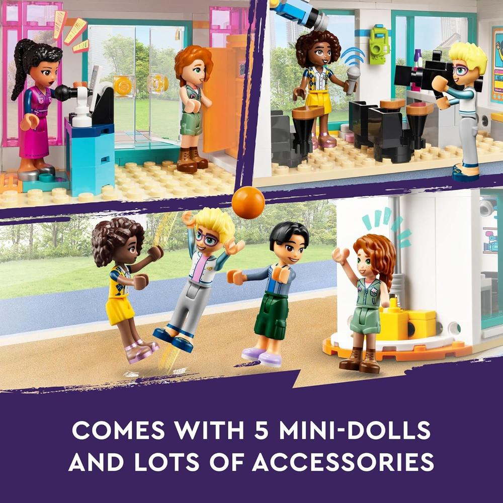 LEGO FRIENDS HEARTLAKE INTERNATIONAL SCHOOL SET CON 5 MINIMUÑECAS Y ACCESORIOS - 4