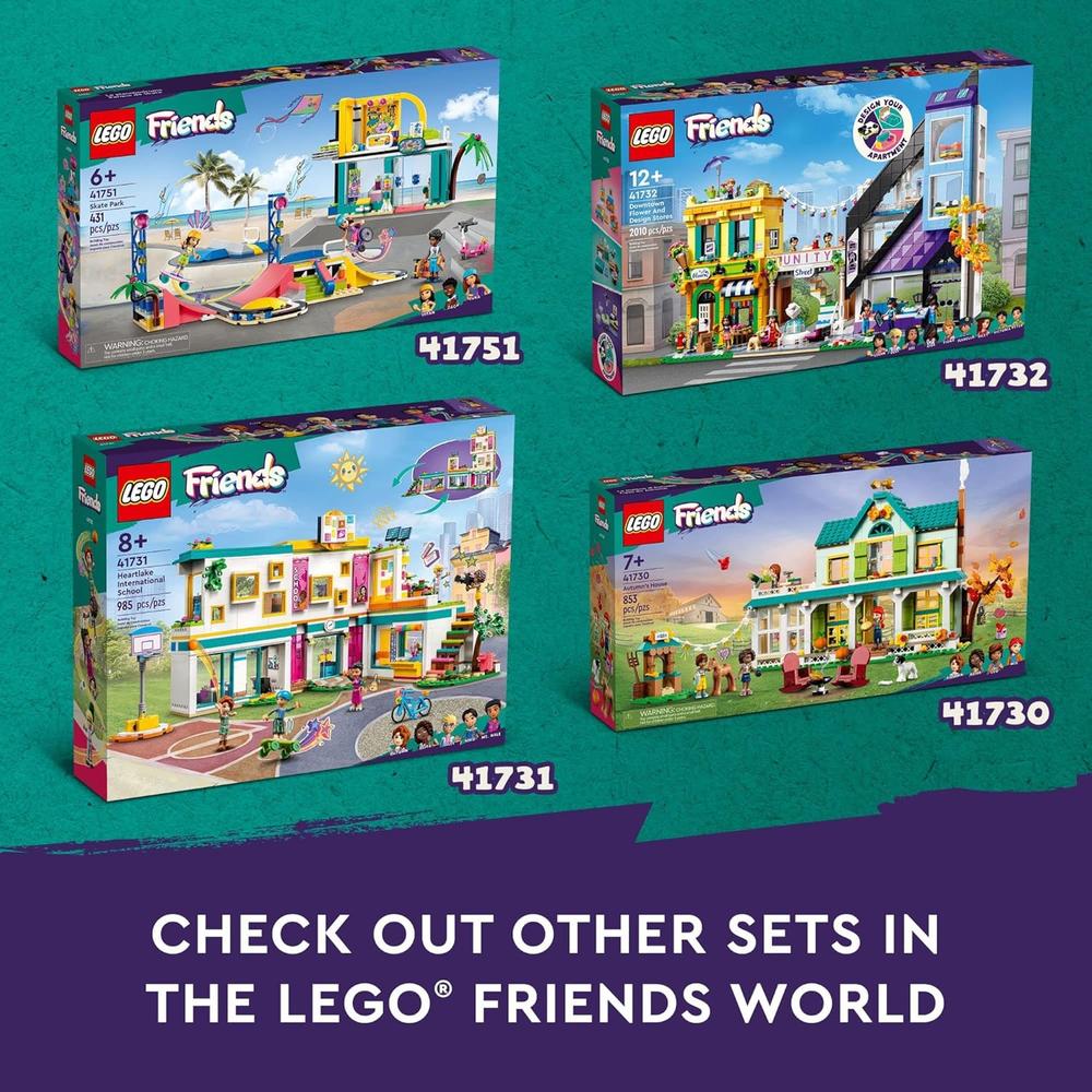 LEGO FRIENDS HEARTLAKE INTERNATIONAL SCHOOL SET CON 5 MINIMUÑECAS Y ACCESORIOS - 5