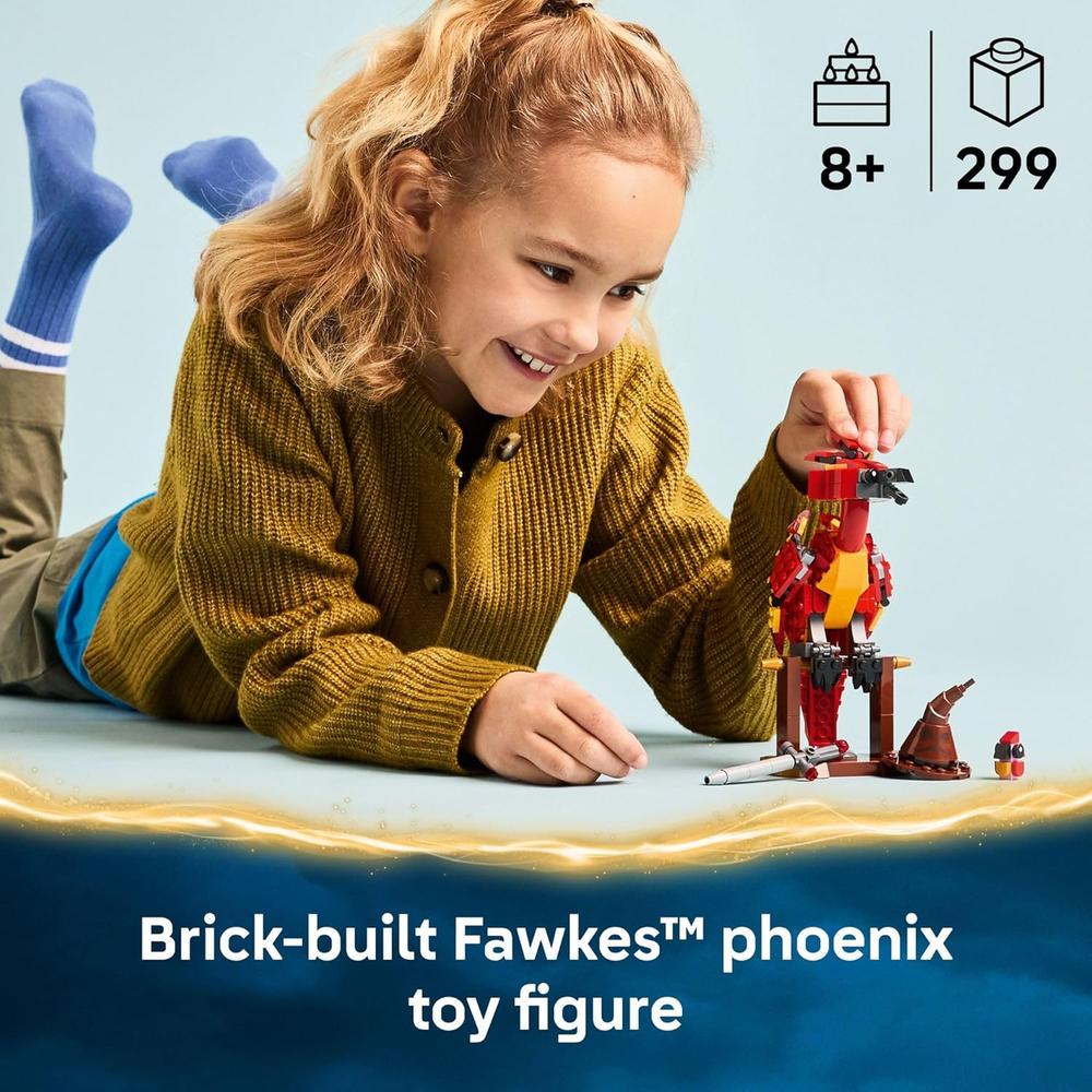 LEGO HARRY POTTER FAWKES, EL FÉNIX DE DUMBLEDORE, CONSTRUCCIÓN Y JUEGO - 2