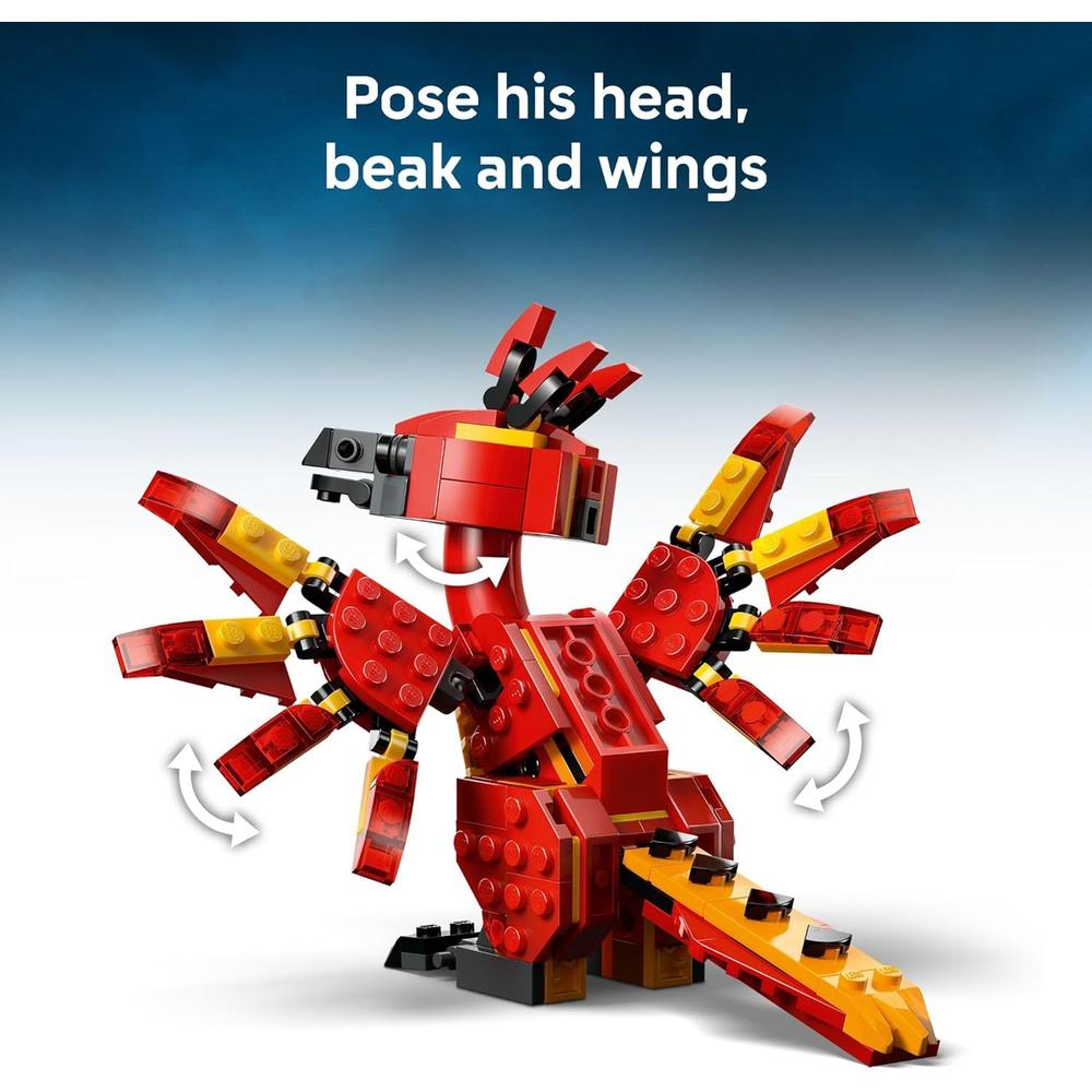 LEGO HARRY POTTER FAWKES, EL FÉNIX DE DUMBLEDORE, CONSTRUCCIÓN Y JUEGO - 3
