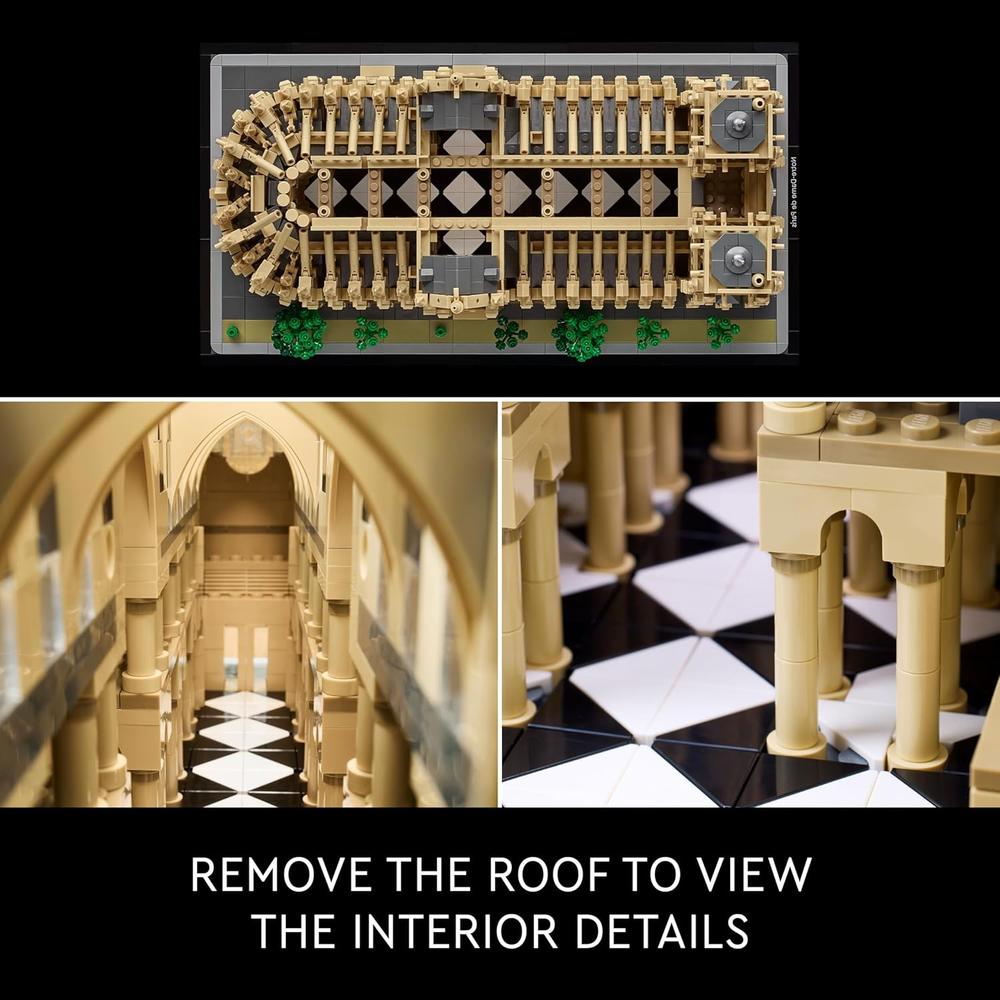 LEGO ARCHITECTURE NOTRE-DAME DE PARÍS, MAQUETA COLECCIONABLE PARA ADULTOS - 5
