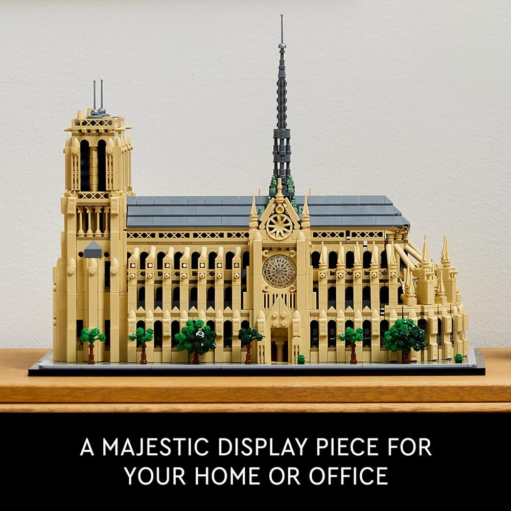 LEGO ARCHITECTURE NOTRE-DAME DE PARÍS, MAQUETA COLECCIONABLE PARA ADULTOS - 6