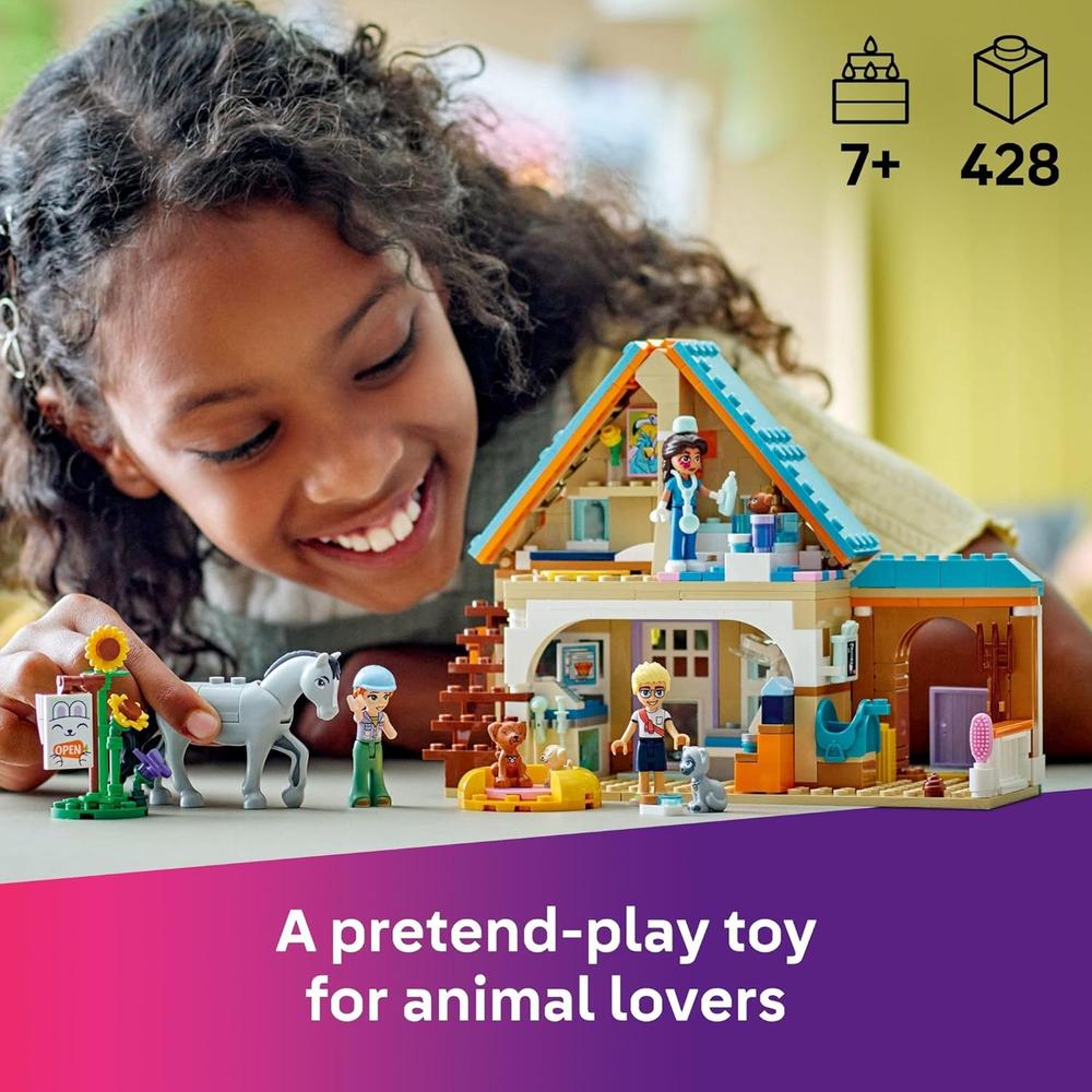 LEGO FRIENDS CLÍNICA VETERINARIA CABALLOS Y MASCOTAS, SET DE JUEGO - 2