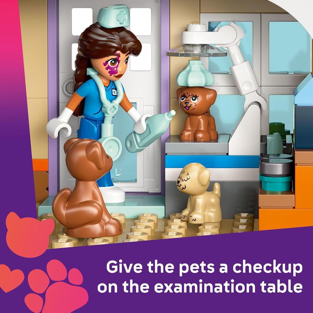 LEGO FRIENDS CLÍNICA VETERINARIA CABALLOS Y MASCOTAS, SET DE JUEGO - 3