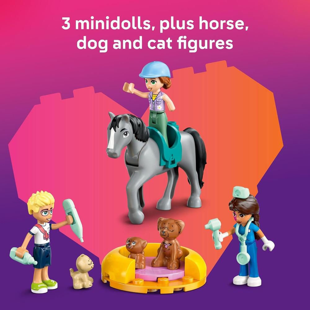 LEGO FRIENDS CLÍNICA VETERINARIA CABALLOS Y MASCOTAS, SET DE JUEGO - 4