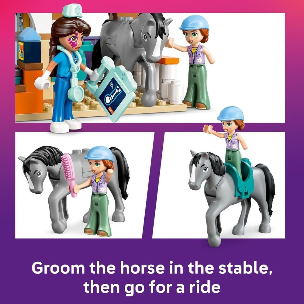 LEGO FRIENDS CLÍNICA VETERINARIA CABALLOS Y MASCOTAS, SET DE JUEGO - 5