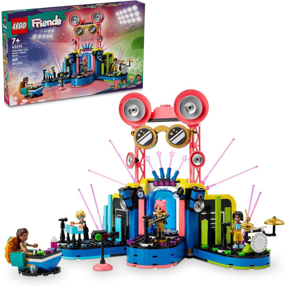 LEGO FRIENDS HEARTLAKE CITY CONCURSO DE TALENTOS MUSICALES CON 4 MINIMUÑECAS - 1