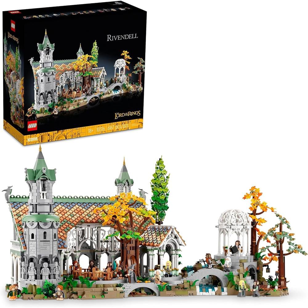 LEGO ICONS EL SEÑOR DE LOS ANILLOS RIVENDELL SET DE CONSTRUCCIÓN PARA ADULTOS - 1