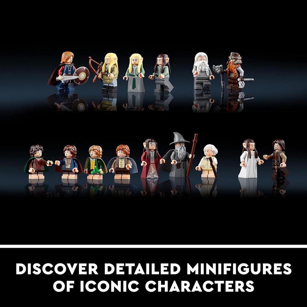 LEGO ICONS EL SEÑOR DE LOS ANILLOS RIVENDELL SET DE CONSTRUCCIÓN PARA ADULTOS - 5