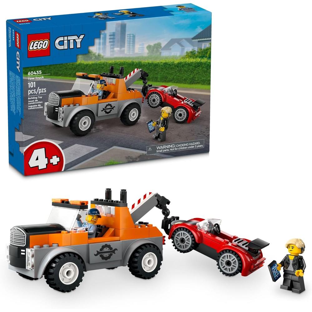CAMIÓN GRÚA Y TALLER DE REPARACIÓN DE COCHES DEPORTIVOS LEGO CITY - 1
