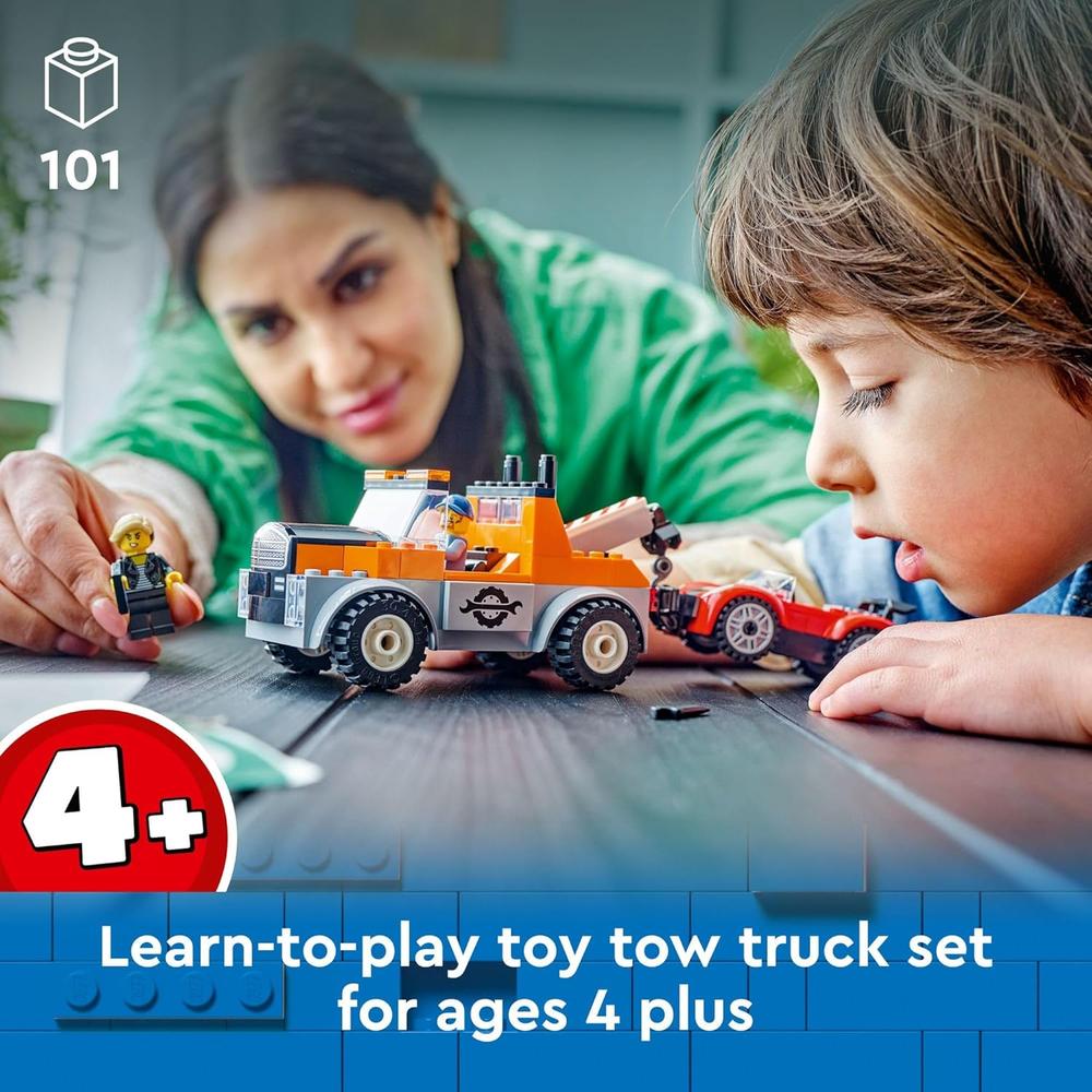CAMIÓN GRÚA Y TALLER DE REPARACIÓN DE COCHES DEPORTIVOS LEGO CITY - 2