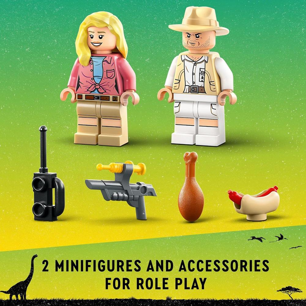LEGO JURASSIC PARK ESCAPE DEL VELOCIRAPTOR SET DE CONSTRUCCIÓN INFANTIL - 6
