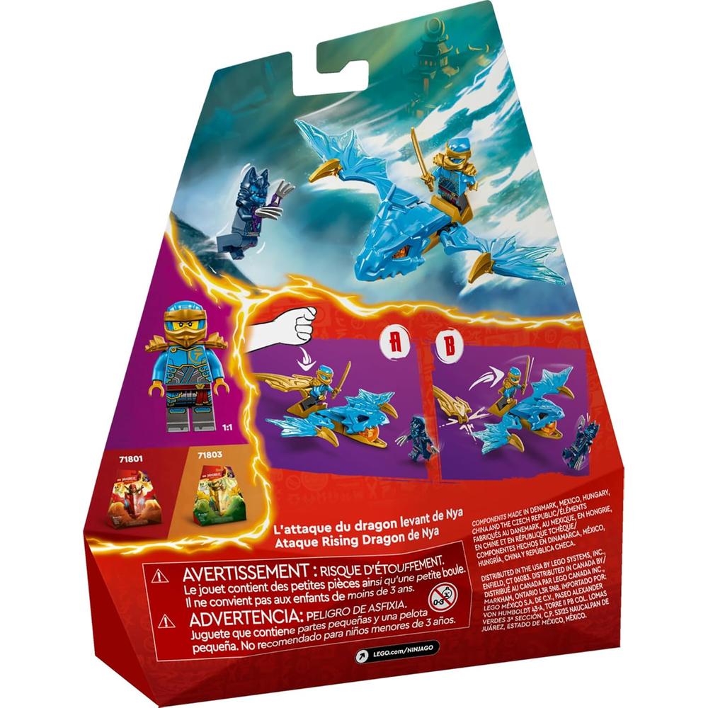 LEGO NINJAGO ATAQUE DEL DRAGÓN DE NYA, SET DE BATALLA NINJA - 6