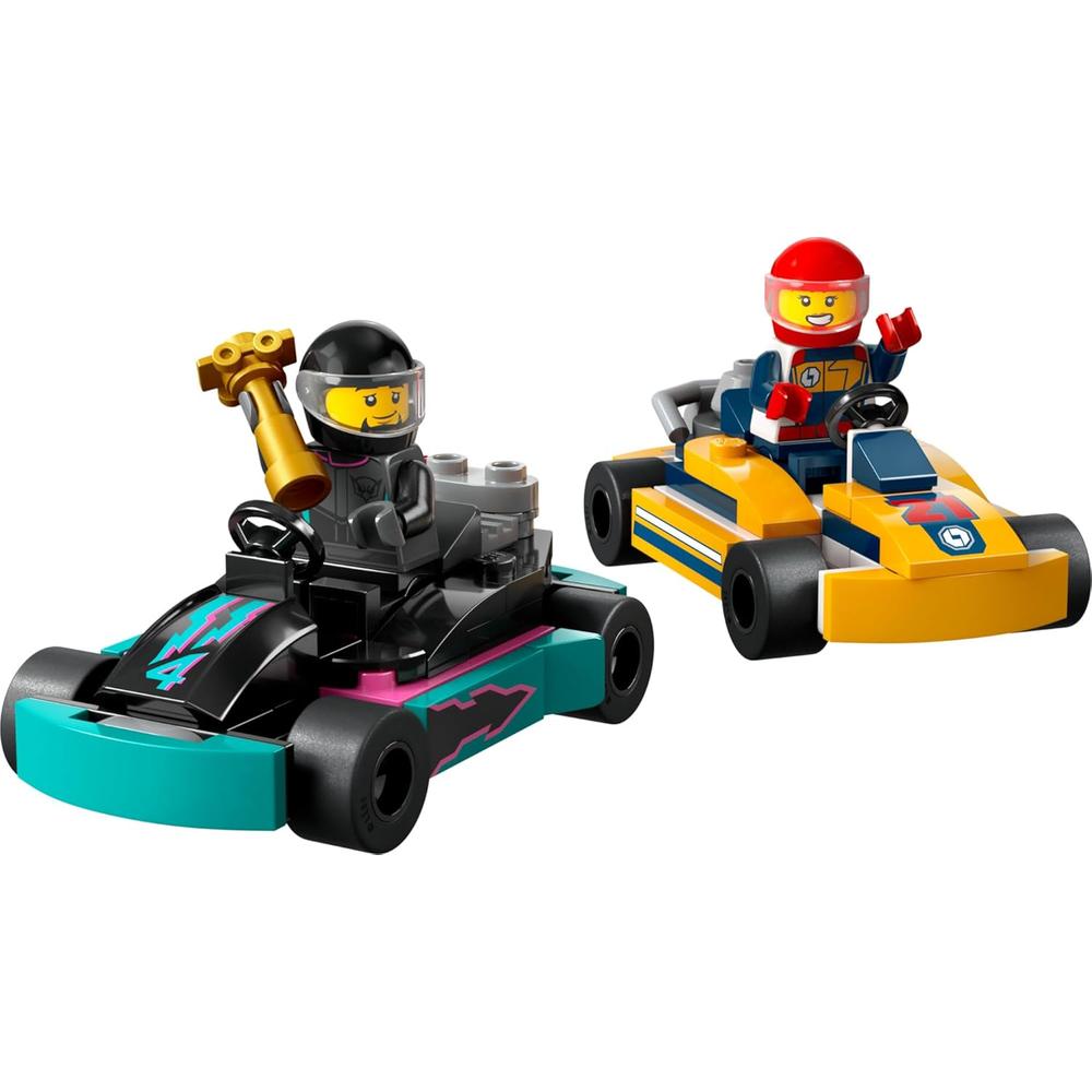 LEGO CITY KARTS Y PILOTOS DE CARRERAS, SET DE CONSTRUCCIÓN PARA NIÑOS - 5