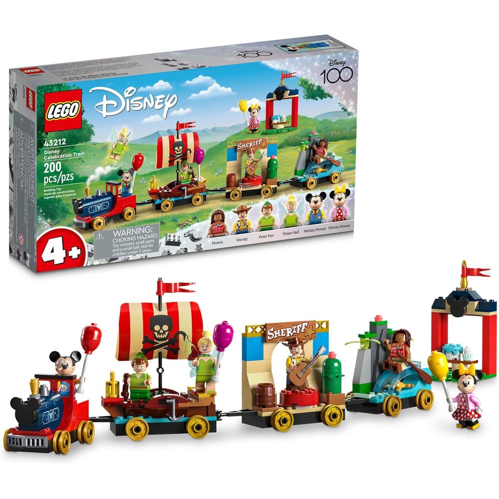 LEGO DISNEY TREN DE LA CELEBRACIÓN DEL CENTENARIO SET CON 6 MINIFIGURAS CLÁSICAS - 1