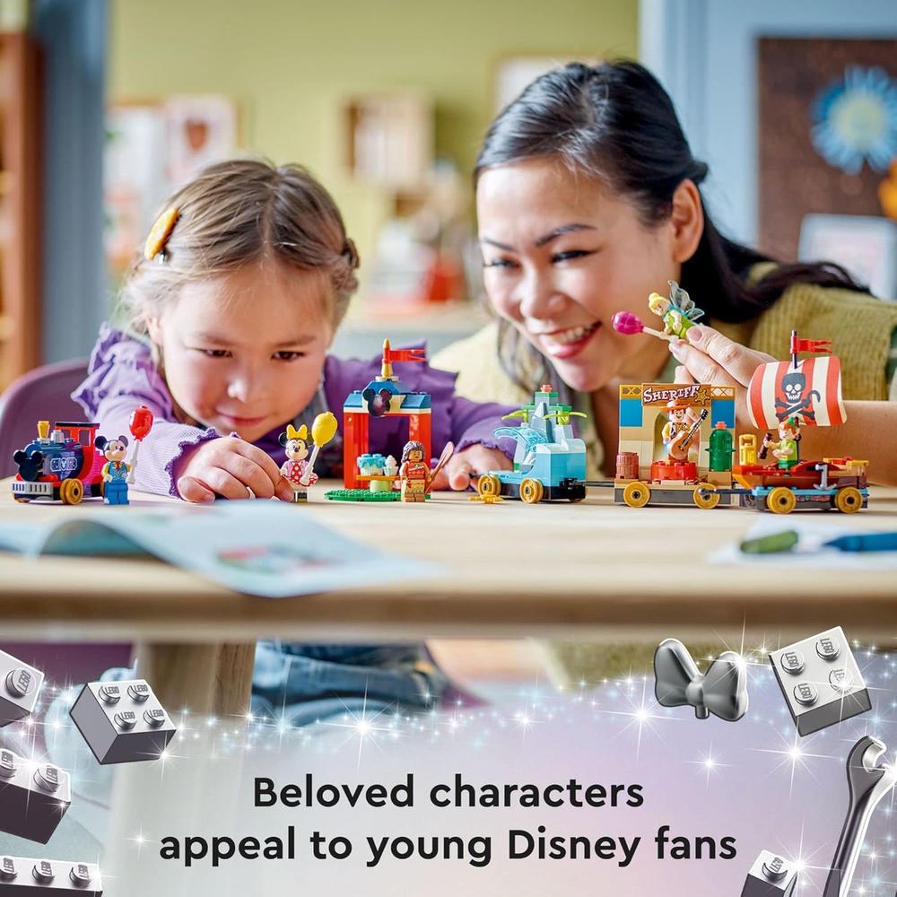 LEGO DISNEY TREN DE LA CELEBRACIÓN DEL CENTENARIO SET CON 6 MINIFIGURAS CLÁSICAS - 6
