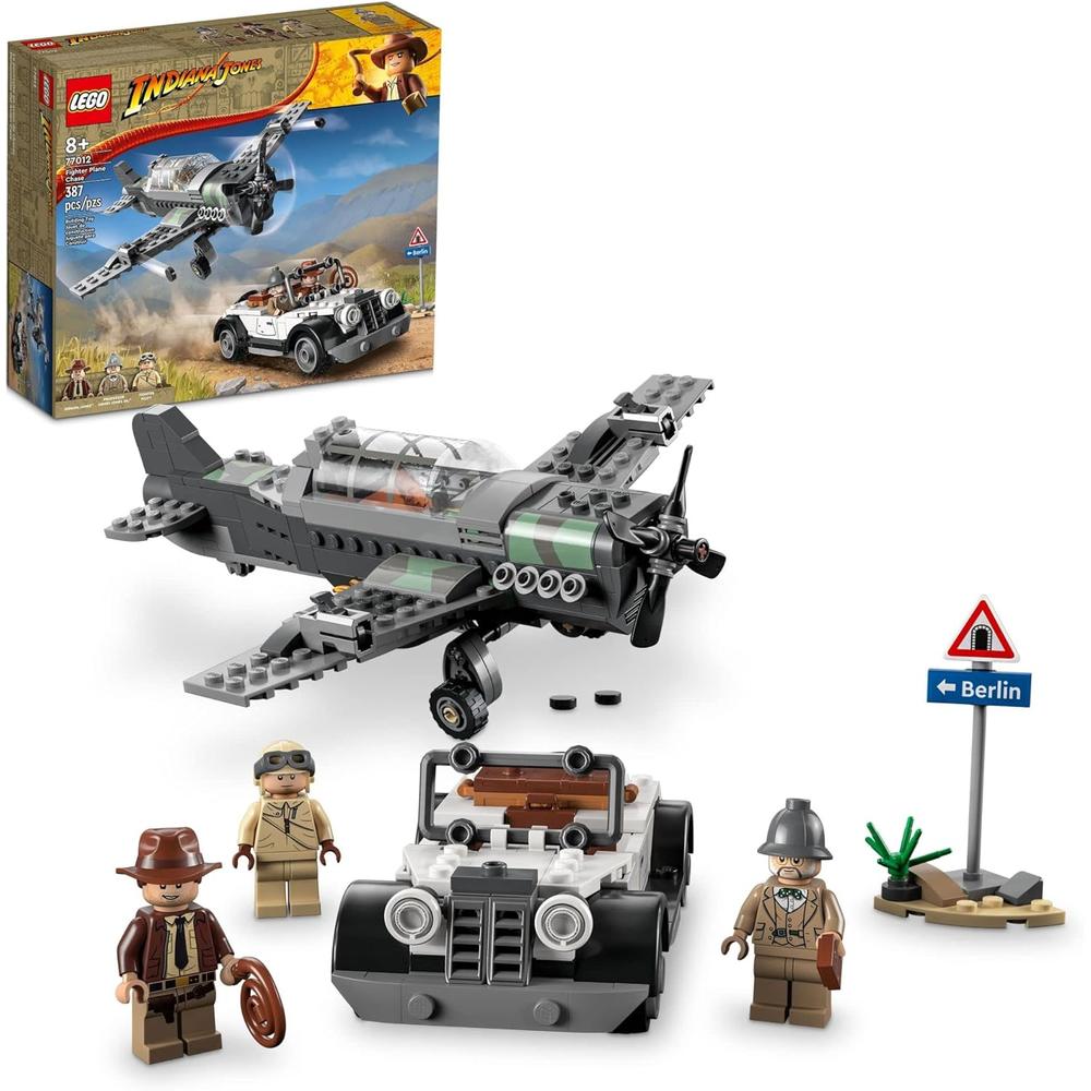 LEGO INDIANA JONES PERSECUCIÓN EN AVIÓN SET DE CONSTRUCCIÓN CON MINIFIGURAS - 1