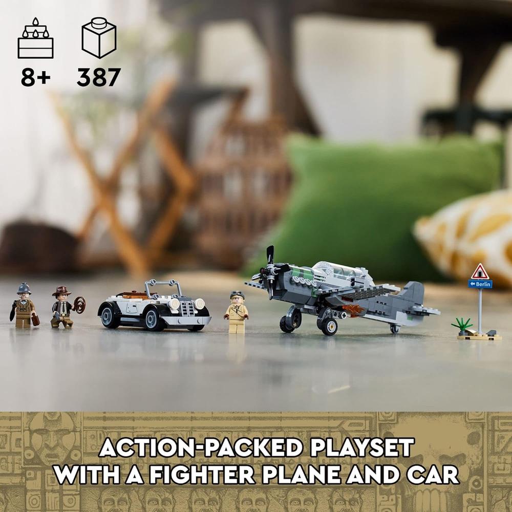LEGO INDIANA JONES PERSECUCIÓN EN AVIÓN SET DE CONSTRUCCIÓN CON MINIFIGURAS - 2