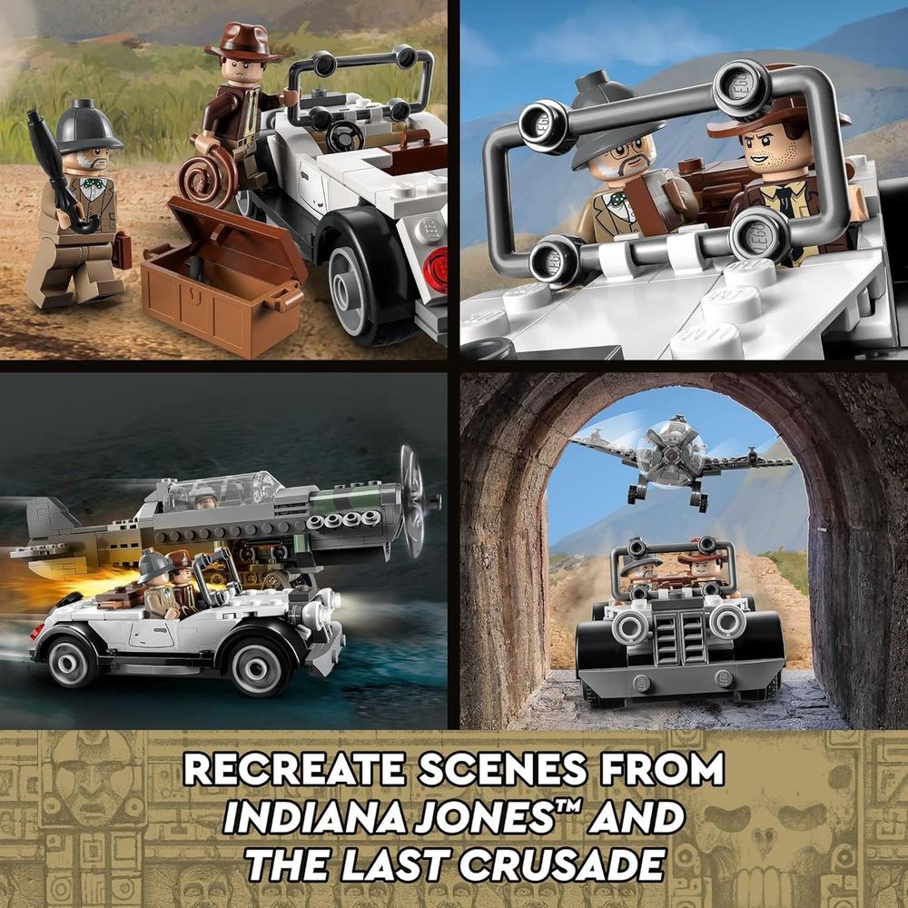 LEGO INDIANA JONES PERSECUCIÓN EN AVIÓN SET DE CONSTRUCCIÓN CON MINIFIGURAS - 3