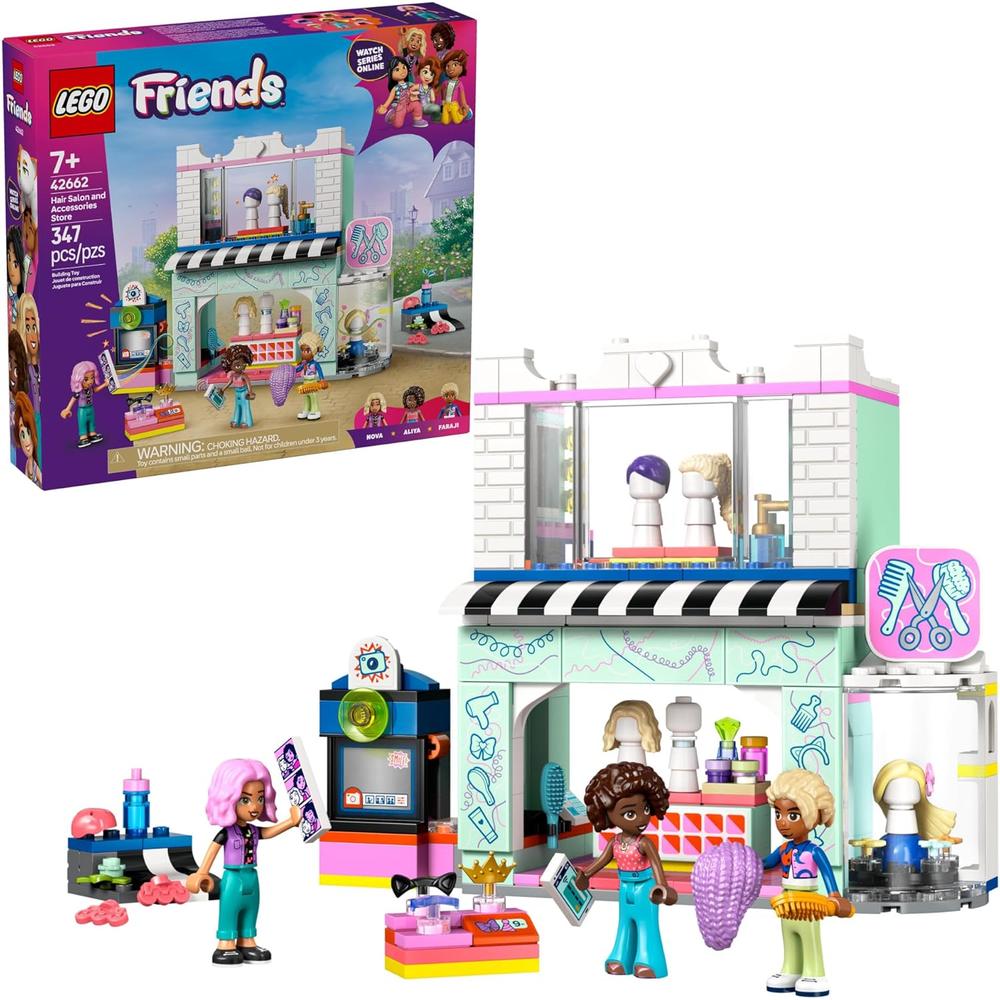 LEGO FRIENDS PELUQUERÍA Y TIENDA DE ACCESORIOS, INCLUYE 3 MINIMUÑECAS - 1