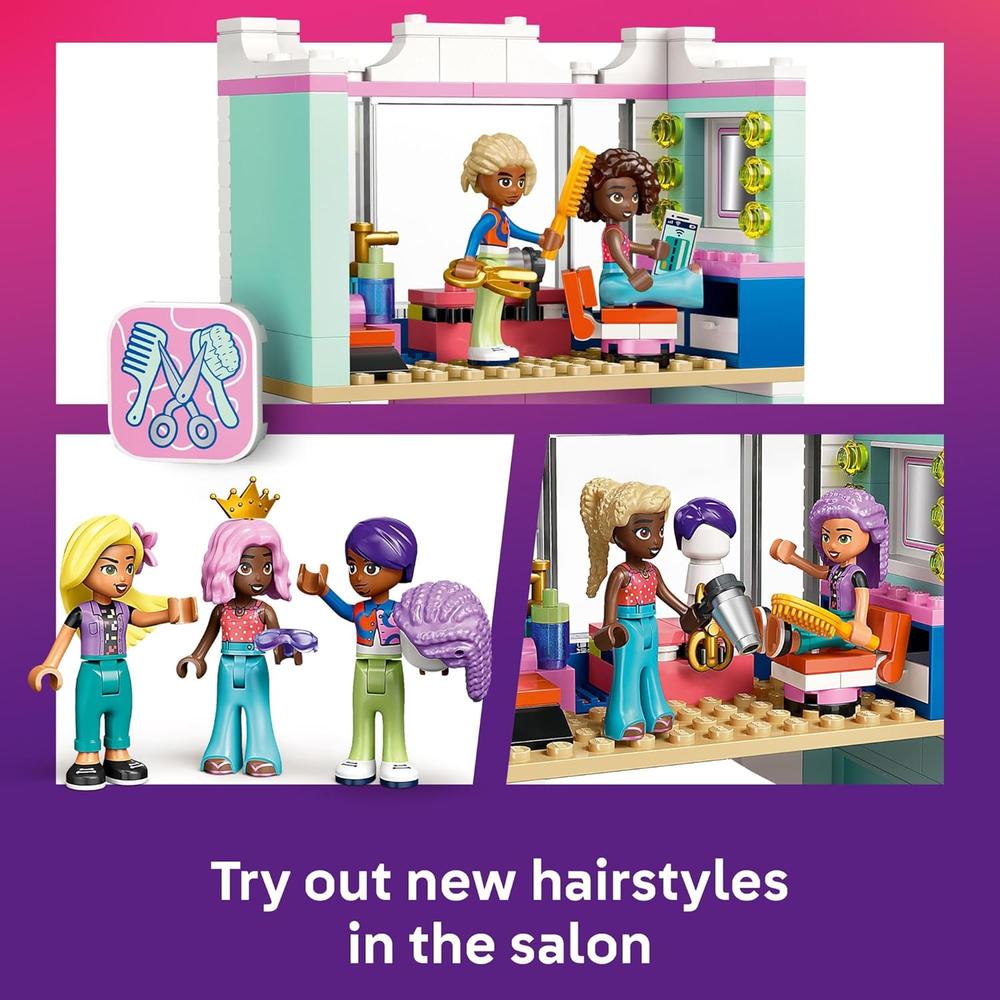 LEGO FRIENDS PELUQUERÍA Y TIENDA DE ACCESORIOS, INCLUYE 3 MINIMUÑECAS - 3