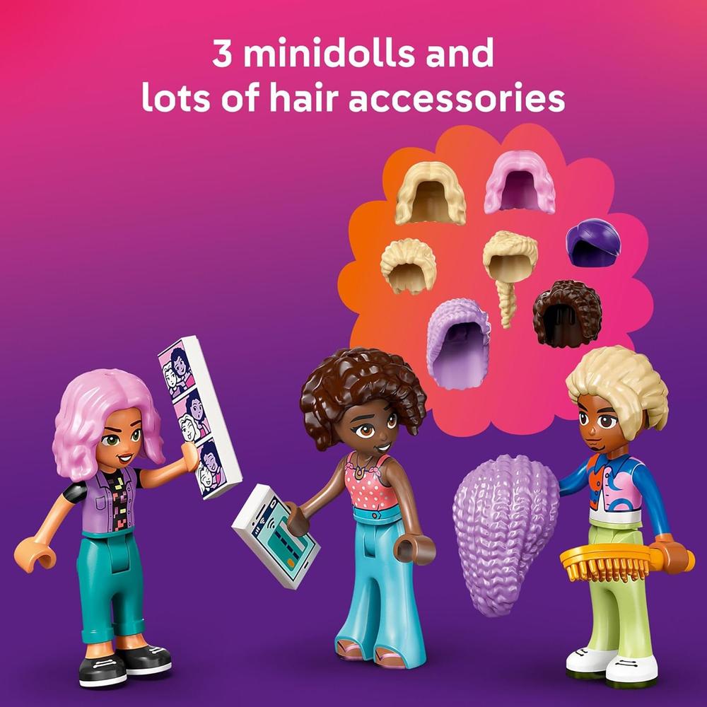LEGO FRIENDS PELUQUERÍA Y TIENDA DE ACCESORIOS, INCLUYE 3 MINIMUÑECAS - 4
