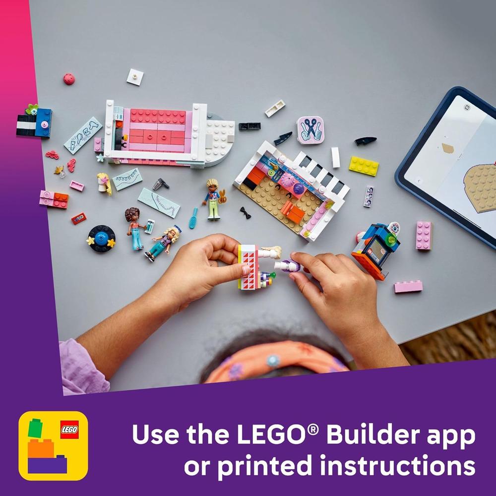 LEGO FRIENDS PELUQUERÍA Y TIENDA DE ACCESORIOS, INCLUYE 3 MINIMUÑECAS - 6